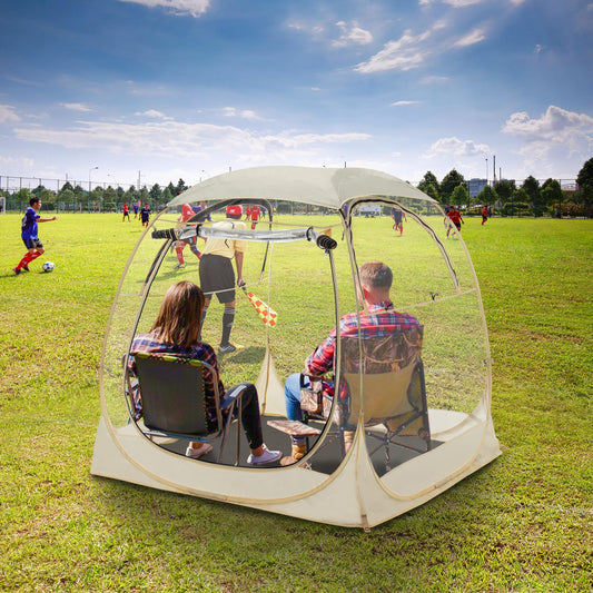 Sports Tent All Weather Pod Instant Tent Shelter 4-5 Person Pop Up Bubble Tent Outdoor Rain Tent Events Camping Fishing