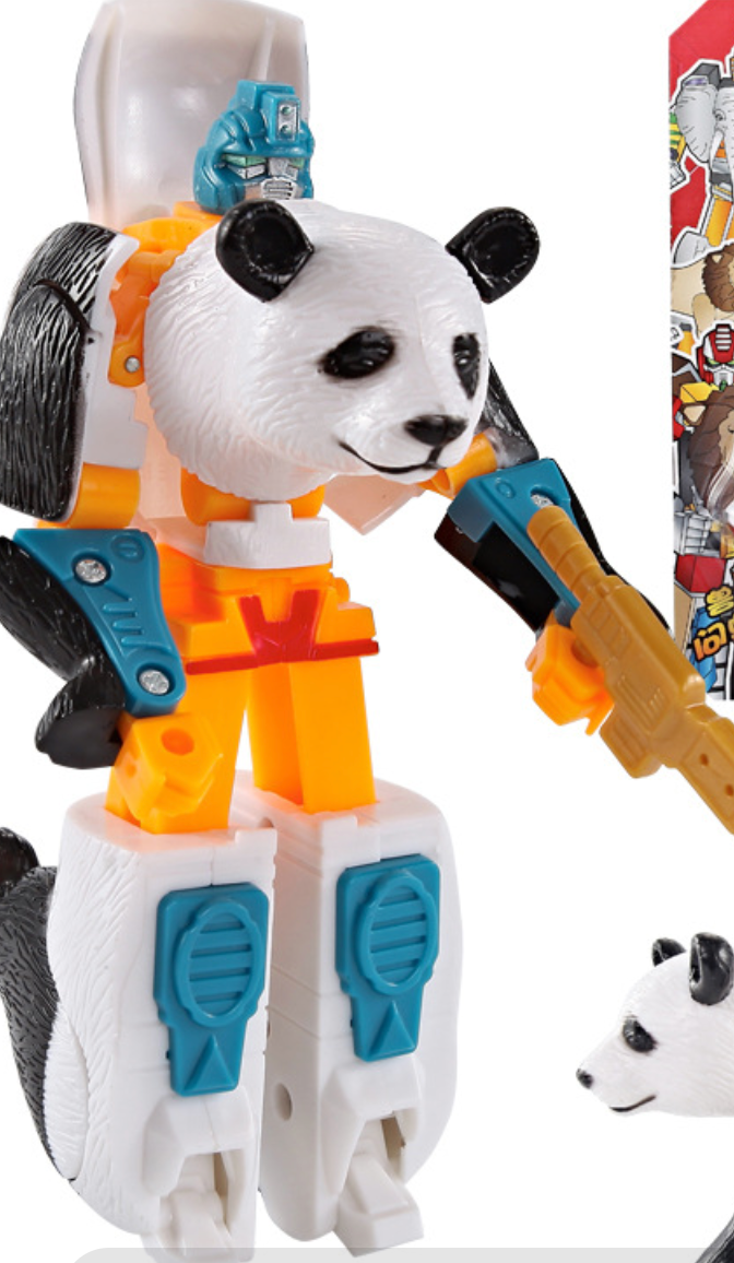 Child kid Animal Robot Toys: Lion, Tiger, Eagle Transforming Set