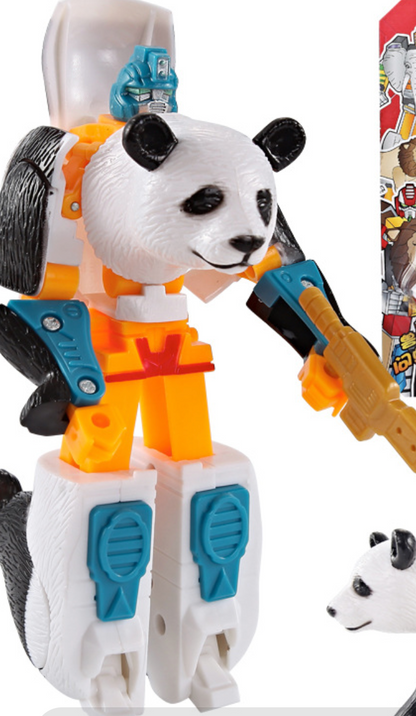 Child kid Animal Robot Toys: Lion, Tiger, Eagle Transforming Set