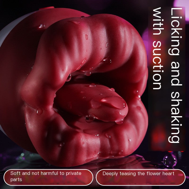 Wholesale Red Lip Clitoris Vibrator for Women adult toy massage couple