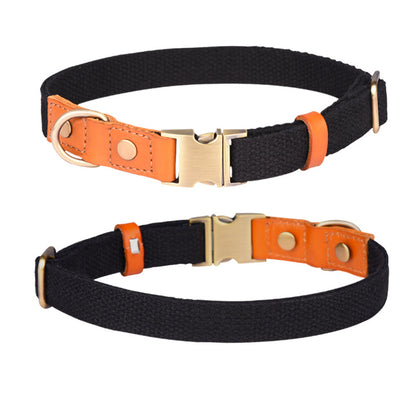 Comfortable Leather Engraved Pet dog Collar