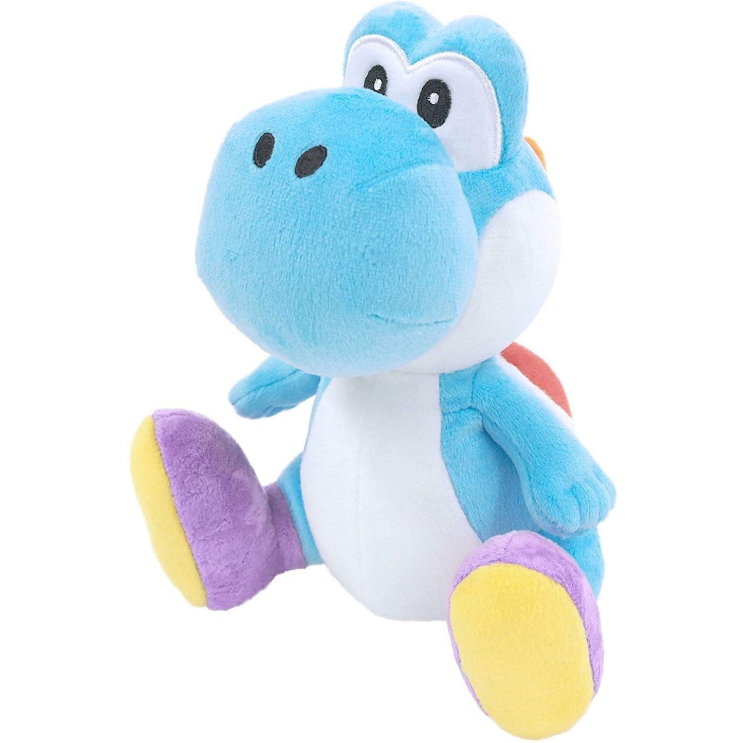 Little Buddy 1219 Super Mario All Star Collection Light Blue Yoshi Plush 7" 6"