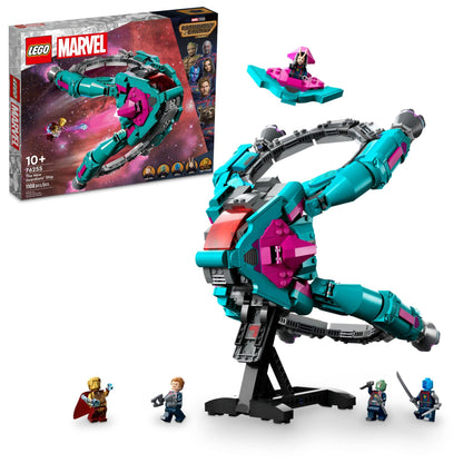 LEGO Marvel The New Guardians’ Ship 76255 Spaceship Building Toy with 5 Minifigures Collectible Model from Guardians of The Galaxy 3 Displayable Super Hero Gift Idea for Kids and Teens Ages 10+