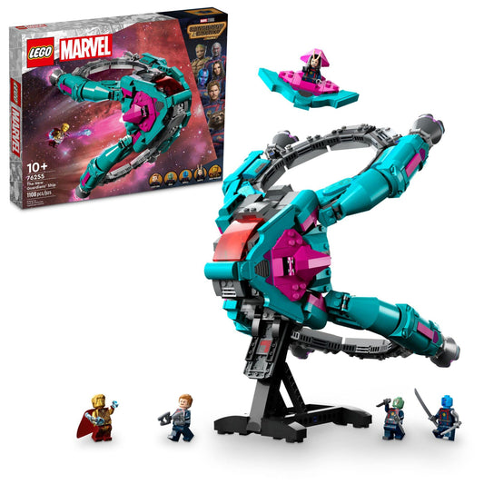 LEGO Marvel The New Guardians’ Ship 76255 Spaceship Building Toy with 5 Minifigures Collectible Model from Guardians of The Galaxy 3 Displayable Super Hero Gift Idea for Kids and Teens Ages 10+
