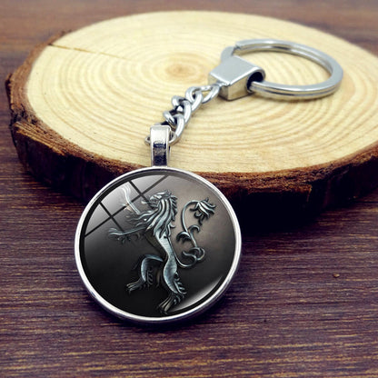 Game of Thrones Keychain with Key Ring