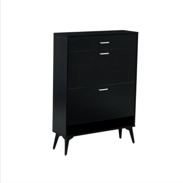black / white / grey Shoe Cabinet Shoe Storage Shelves 31x43x9 inch