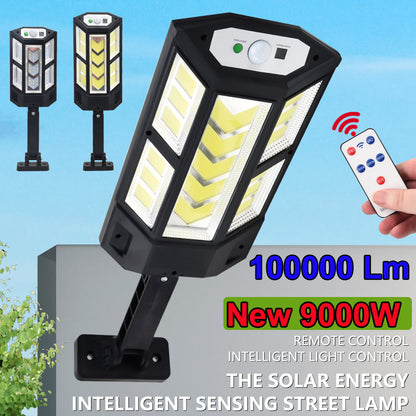 Solar powered COB Wall Light with rc