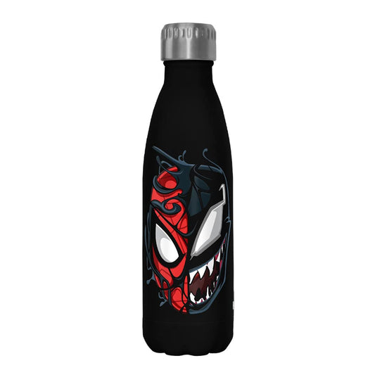 Marvel Peter Venom 17 oz Stainless Steel Water Bottle 17 Ounce Multicolored