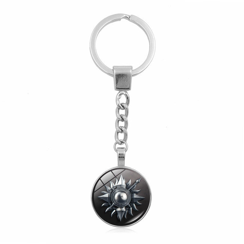 Game of Thrones Keychain with Key Ring