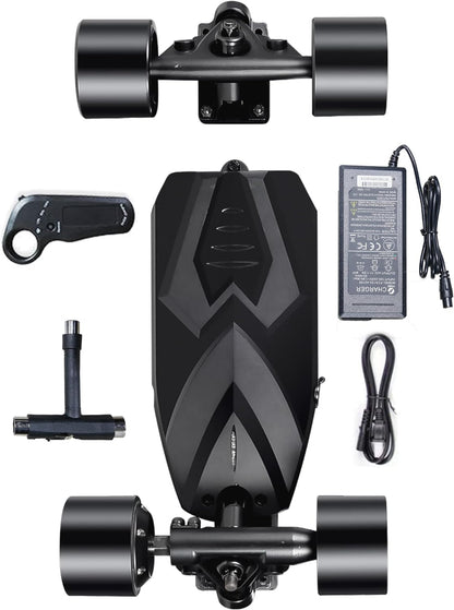 H3 DIY Electric Skateboard Kit with Remote Electric Longboard Kit for Adults ＆Teens Beginner with Battery Pack 480W Motor Top Speed of 16 MPH 9.3 Miles Range 4 Speeds Adjustable