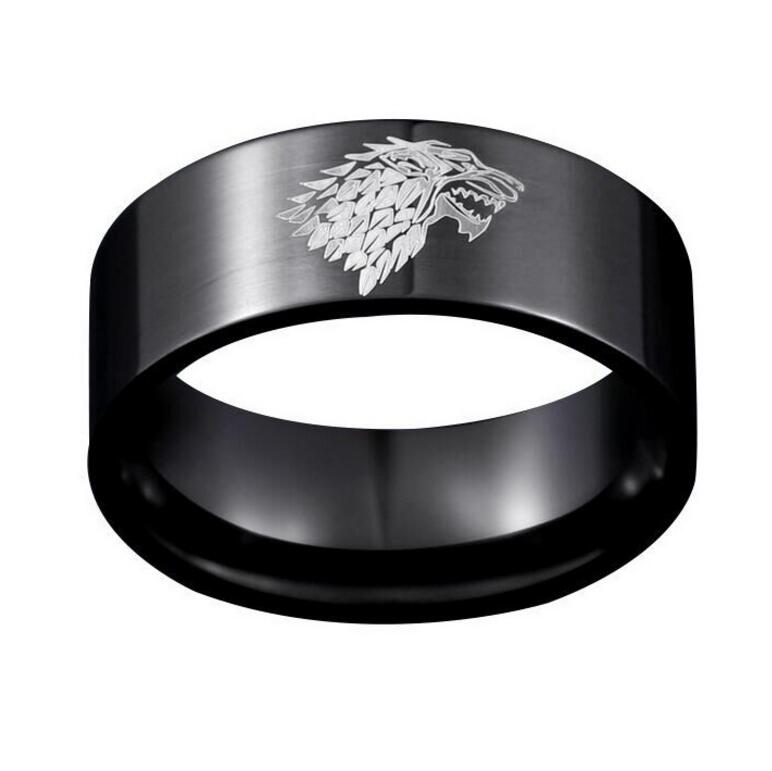 Film and Game Rings in Titanium Steel