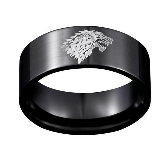 Film and Game Rings in Titanium Steel