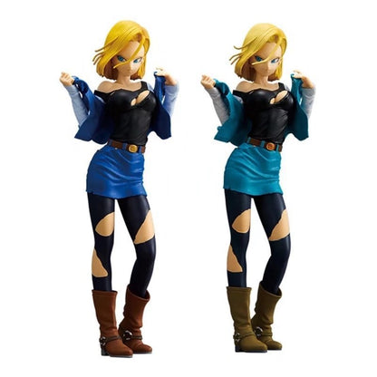 Dragon Ball Flash Charm Android 18 Figure (Blue-Green)