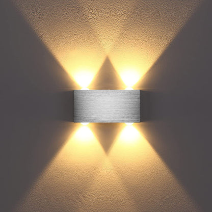Modern Aluminum Wall Light for Indoor Spaces