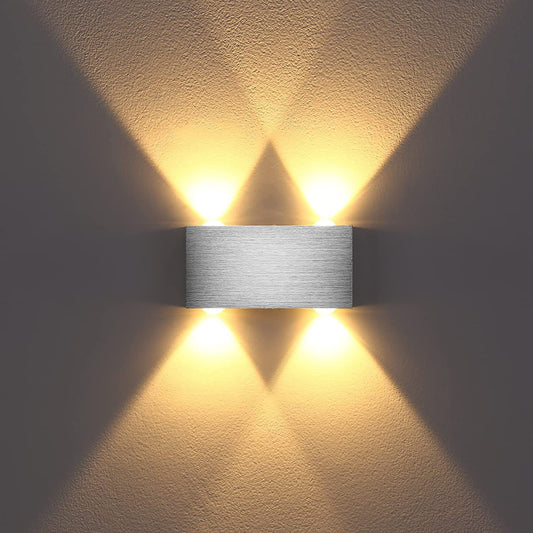 Modern Aluminum Wall Light for Indoor Spaces