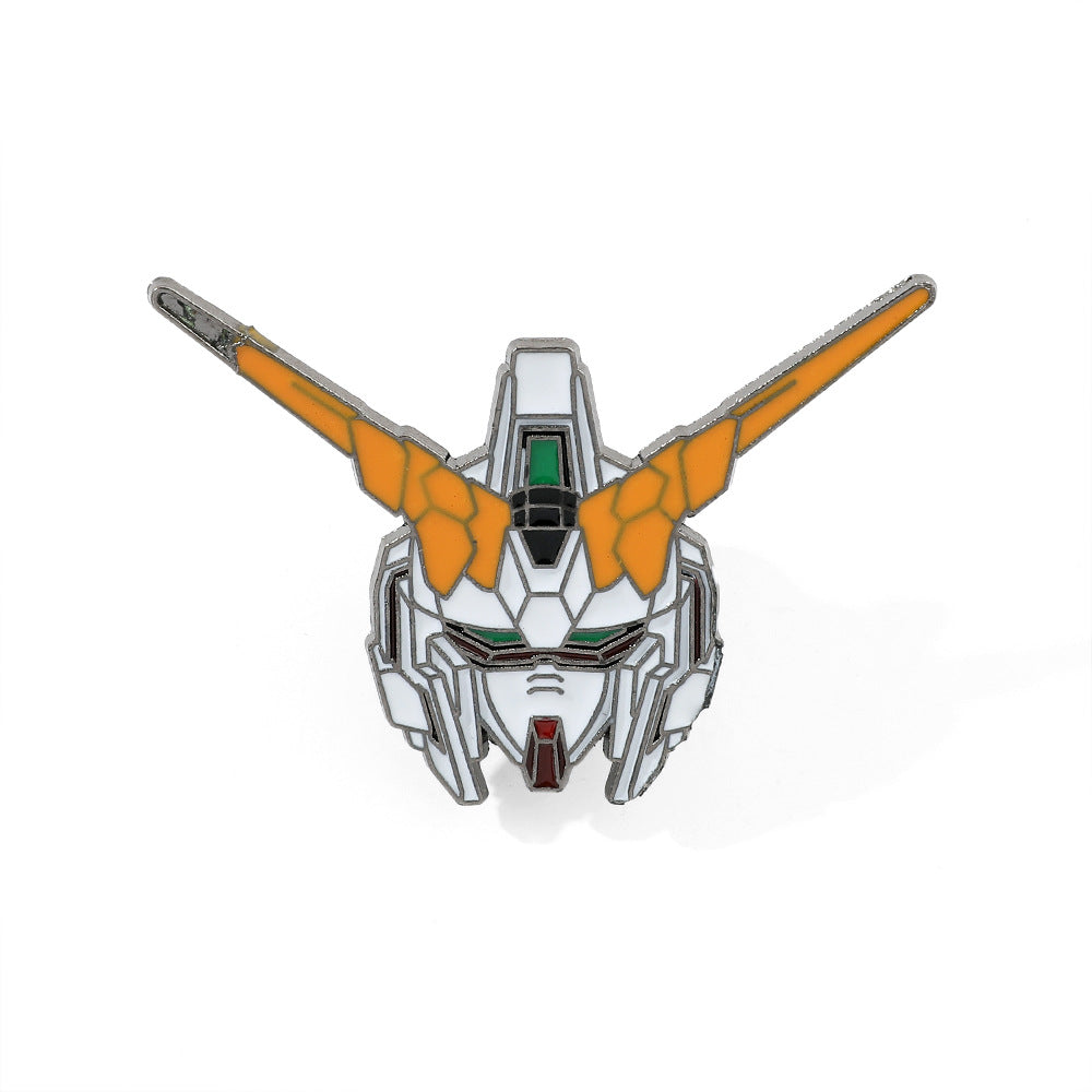 Creative Cartoon Robot Gundam Metal Badge Pin ANIMATE