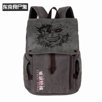 Anime Canvas Backpack - Attack on Titan, Tokyo Revengers, One Piece