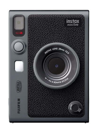 Fujifilm INSTAX Mini EVO Limited Edition Instant Camera Bundle - Dark Silver