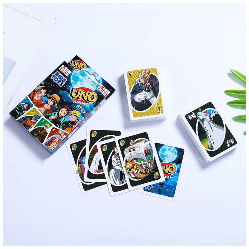 Cross-Border Anime UNO Cards - Pokemon One Piece, Dragon Ball, Harry Potter
