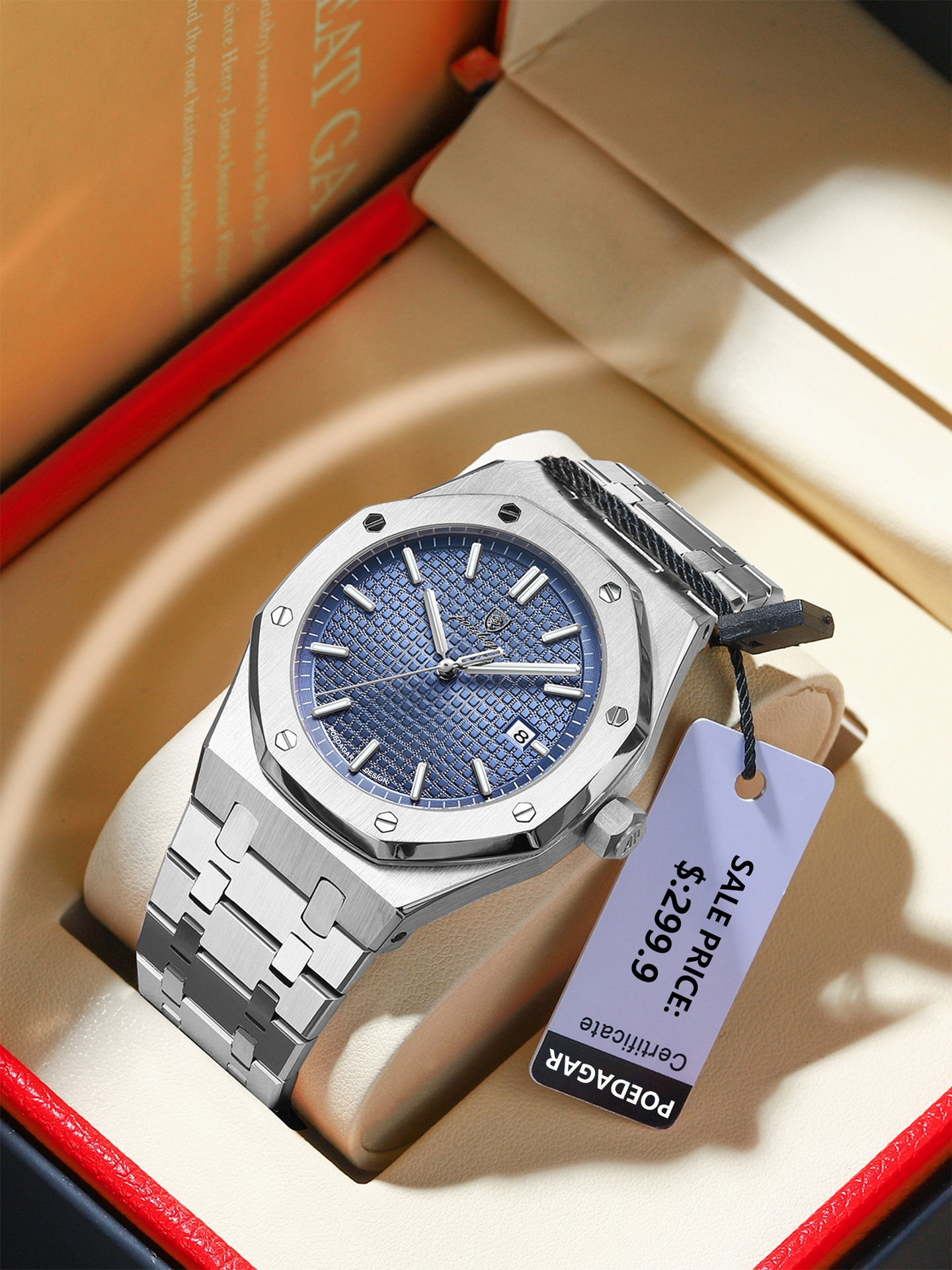 Watch for Men Men's Quartz Luminous Waterproof Watch