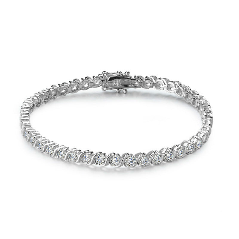 Silver Couple Bracelets Jewelry birthday valentine romance gift