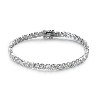 Silver Couple Bracelets Jewelry birthday valentine romance gift
