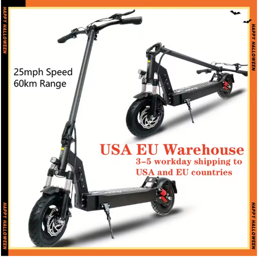 Electric Double Shock Absorber Scooter 25/km 60km range