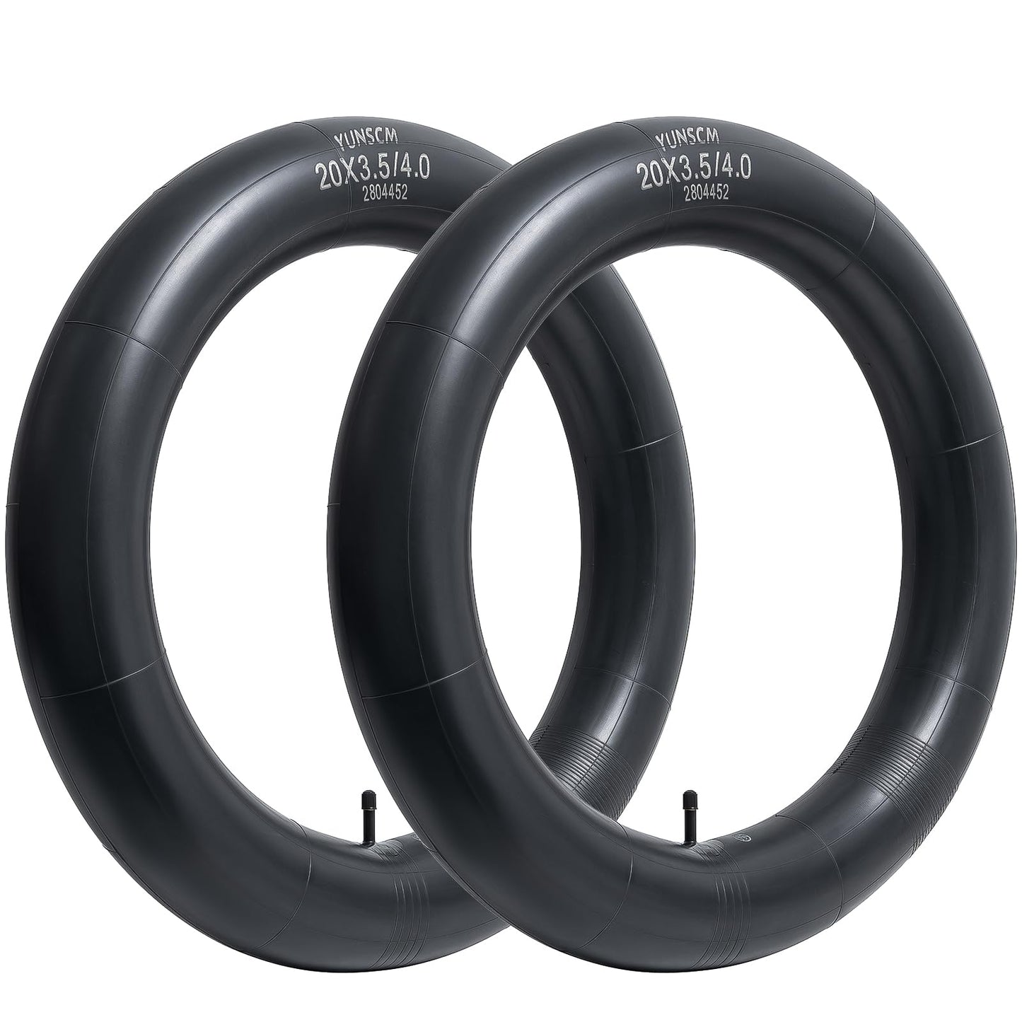 20x4 Bike Tubes AV32mm Schrader Valve 20 x 4.0 Fat E-Bike Tubes for 20 x 3.5/4.0 inch Electric Bike Bicycle Fat Bike Tire Tubes- 2 Pcs
