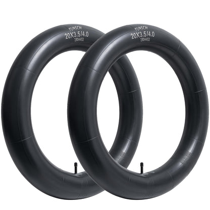 20x4 Bike Tubes AV32mm Schrader Valve 20 x 4.0 Fat E-Bike Tubes for 20 x 3.5/4.0 inch Electric Bike Bicycle Fat Bike Tire Tubes- 2 Pcs