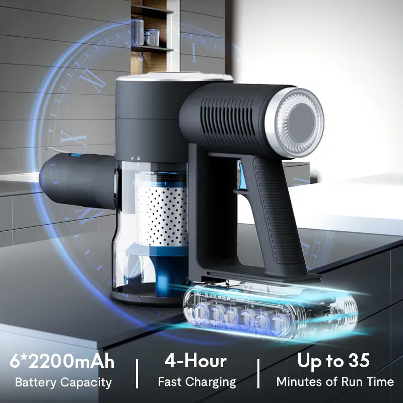 Cordless Vacuum Cleaner 200w 35mins usage with accessories