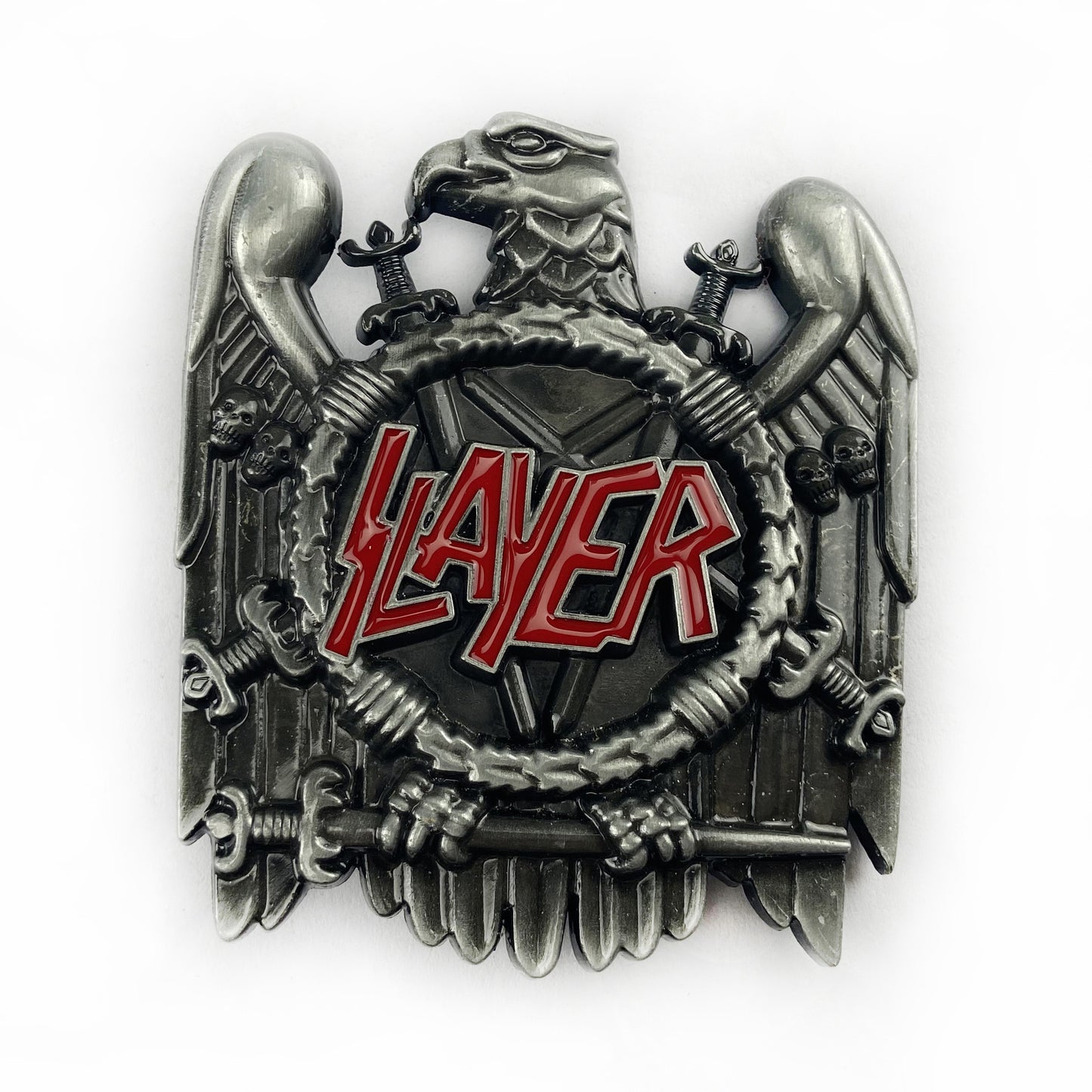 BULLZINE Zinc Alloy Guitar Music Belt Buckle 01884