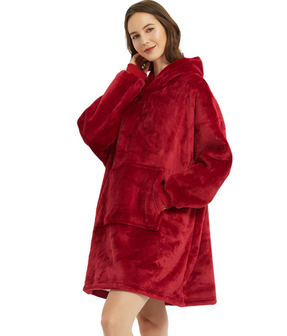 Lazy Pullover TV Blanket, Outdoor Cold Weather Robe