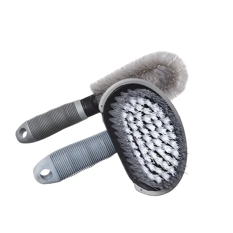 1pc Car Wheel and Rim Cleaning Brush - 9.8in automotive tire brush