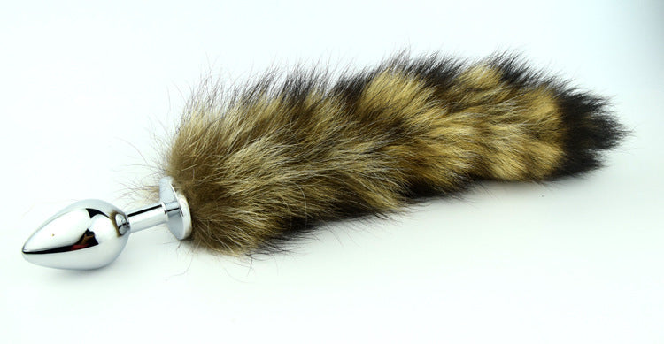 Metal Stainless Steel Adult Toy with Raccoon Tail couple date night gift