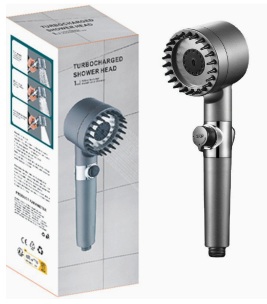 Adjustable High-Pressure filter Shower Head with Hose