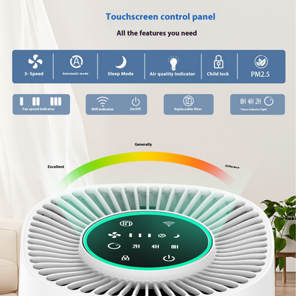 Smart WiFi Air Purifier APP control