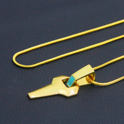Cyberpunk Glow Pendant Necklace - Game Accessories
