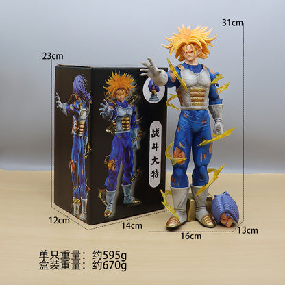 Dragon Ball Super Saiyan Action Figures - Goku & Vegeta