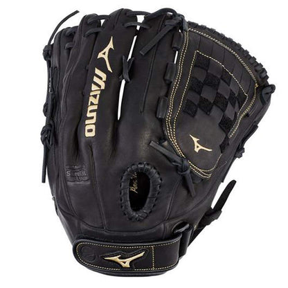 Mizuno GMVP1300PF3 MVP Prime Fastpitch Softball Gloves 13" Right Hand Throw Black Tartan Web