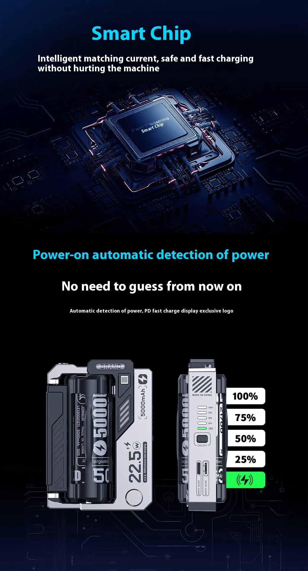 Cartridge Style Power Bank Type-C 5000MAH / BATTERY USB