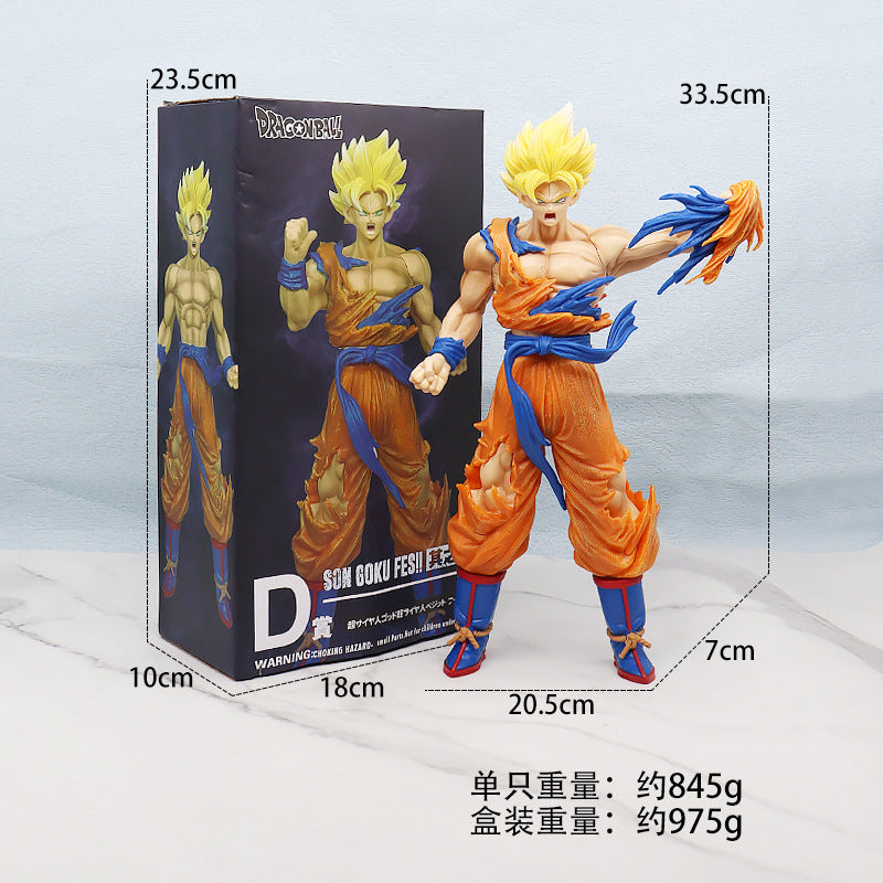 Dragon Ball Super Saiyan Action Figures - Goku & Vegeta