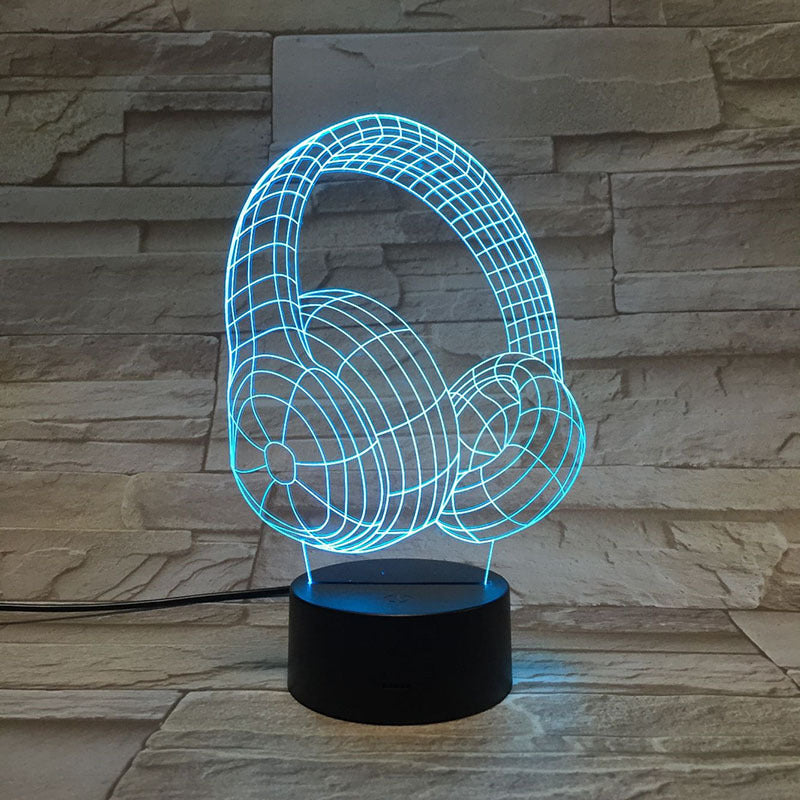 3D Guitar + other Musical instruments Model Night Light with USB and Battery