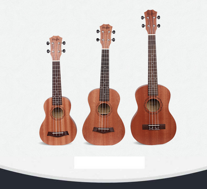 Ukulele 21/23/26 Inch Small Guitar with Four Strings