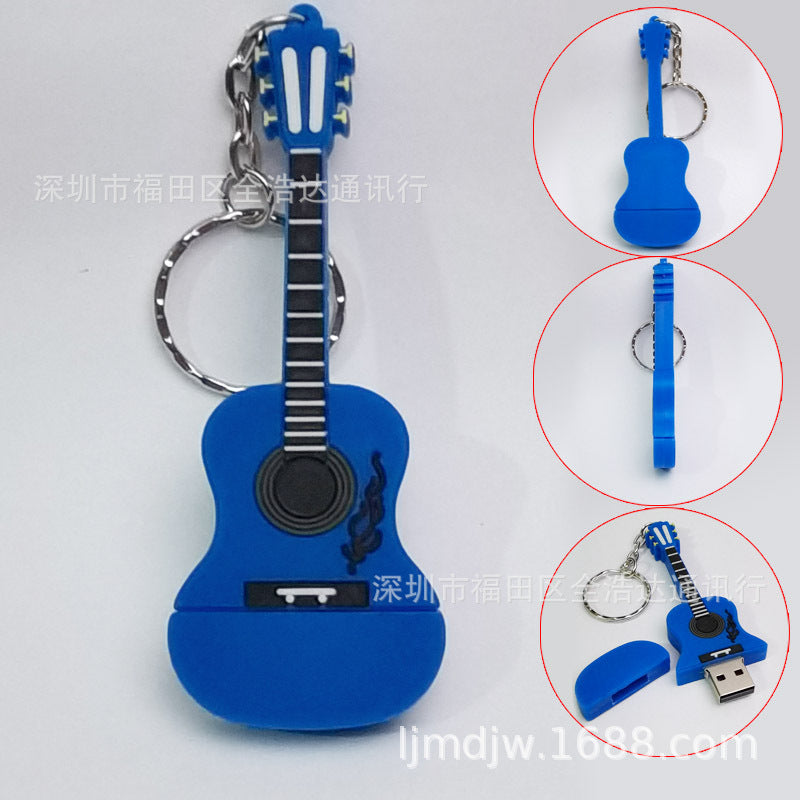 Cartoon 64GB USB Drive - Violin, Guitar, Microphone