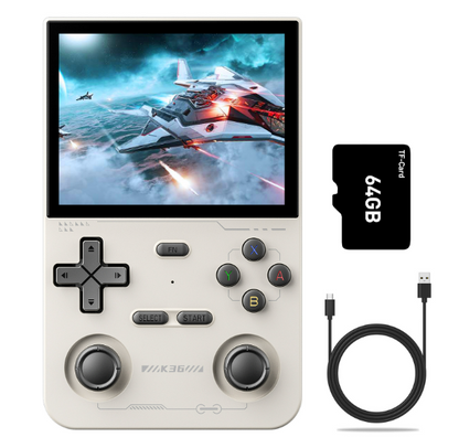 K36 Retro Handheld Game Console game nit 3.5 Inch IPS Screen with 16000 Video Games Emulator for PS1/PSP/DC/N64/SS