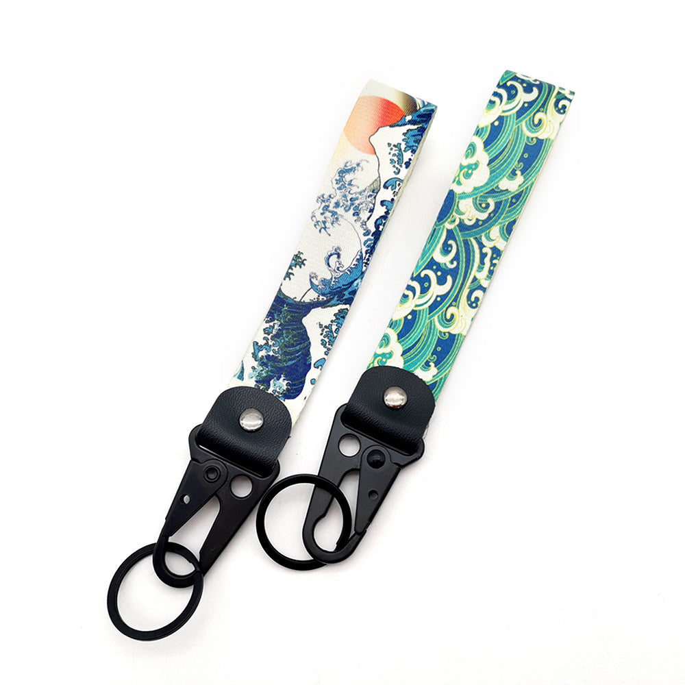 JDM Culture Keychain Wrist Strap with Digital Print 19.5cm x 2.5cm