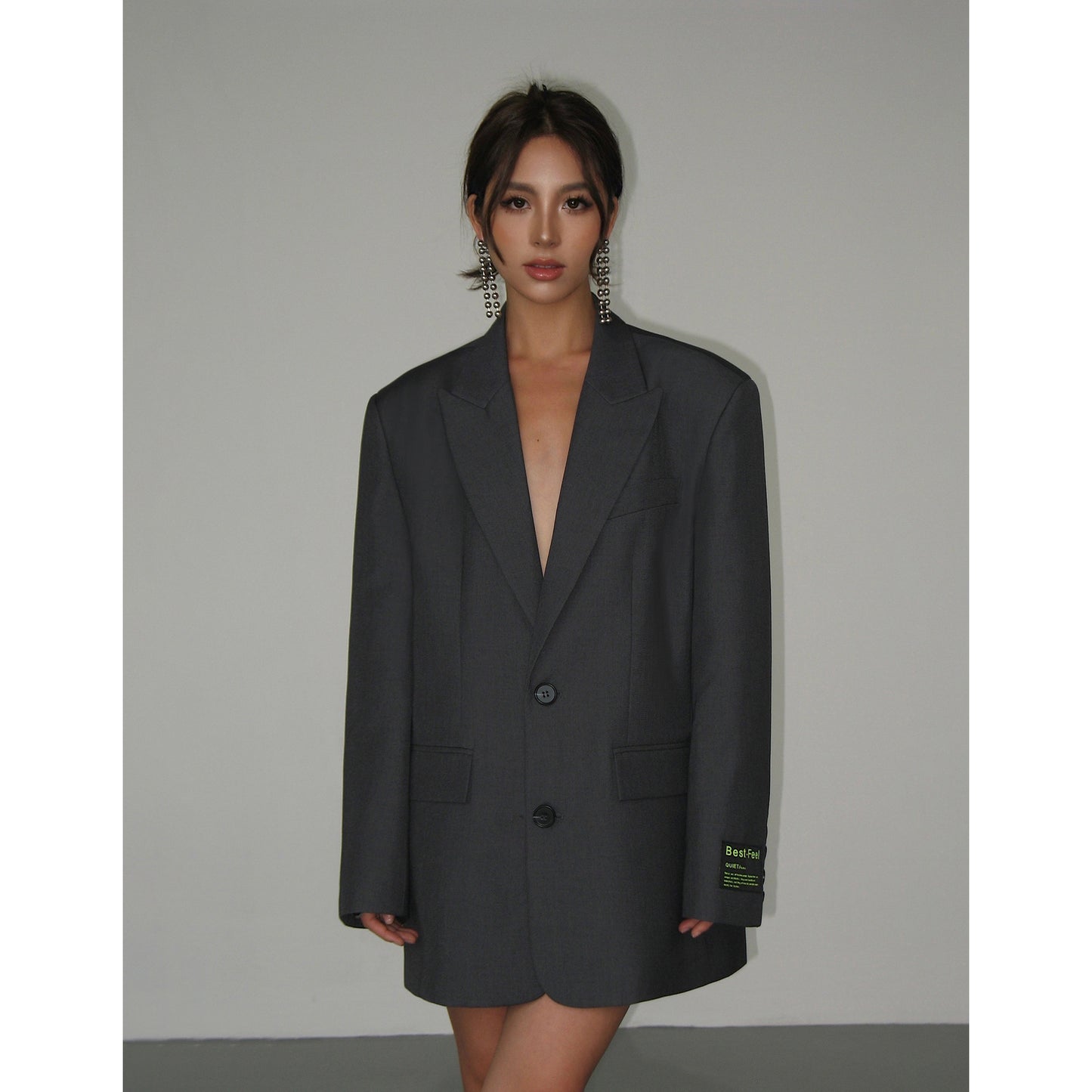 Loose Vintage Suit Women Woman (One Piece)