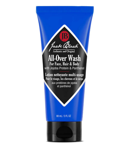 Jack Black All Over Wash for Face Hair & Body - Mens Body Wash 3 in 1 Mens 3 in 1 Body Wash and Shampoo Mens Face Wash Mens Shampoo Jack Black Body Wash and Face Cleanser for Men Gifts for Men