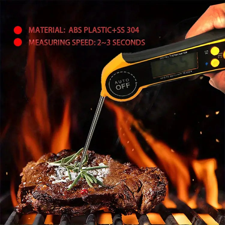 Instant Read Waterproof Digital Meat Thermometer