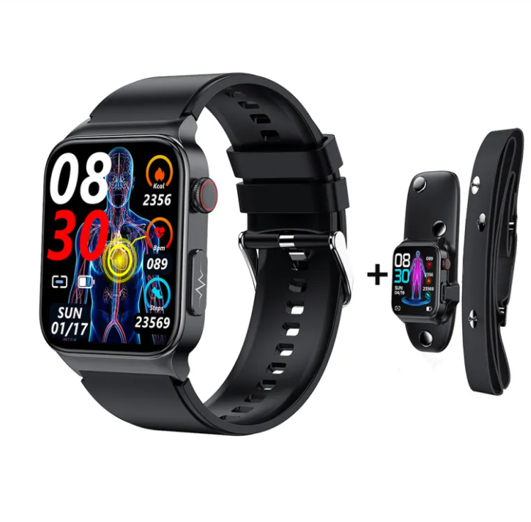 IPS screen Smart Watch touch screen Waterproof wireless charging heart rate blood pressure step count